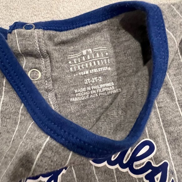 Chicago Cubs MLB Genuine Merchandise Blue Toddler Girls Dress, size 2T - Picture 3 of 3